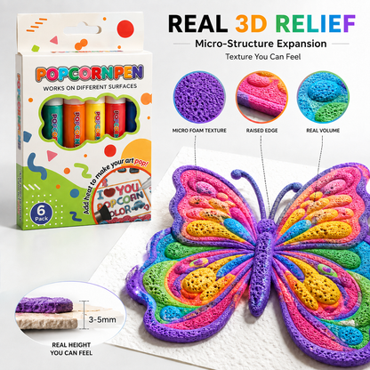 🖍️✨ 3D Relief Art Pen — Turn flat drawings into 3D masterpieces