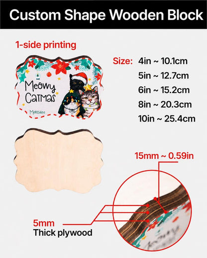 🐻🎄 Rustic Christmas Bear Family – 3-Piece Wooden Tabletop Decor