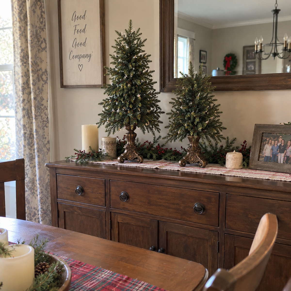 🎄 Vintage Christmas Forest | Tabletop Tree Collection