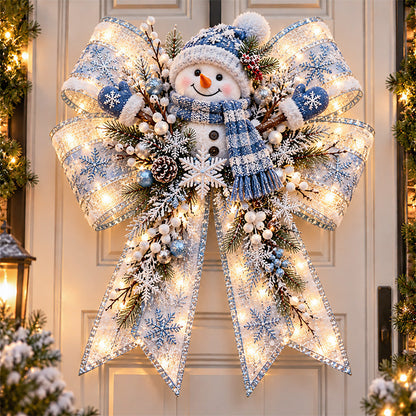 🎀✨ Bow of Christmas Light | Glowing Holiday Door Decor