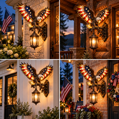 🦅🇺🇸 Liberty Wings™ | Patriotic Eagle Wall Light