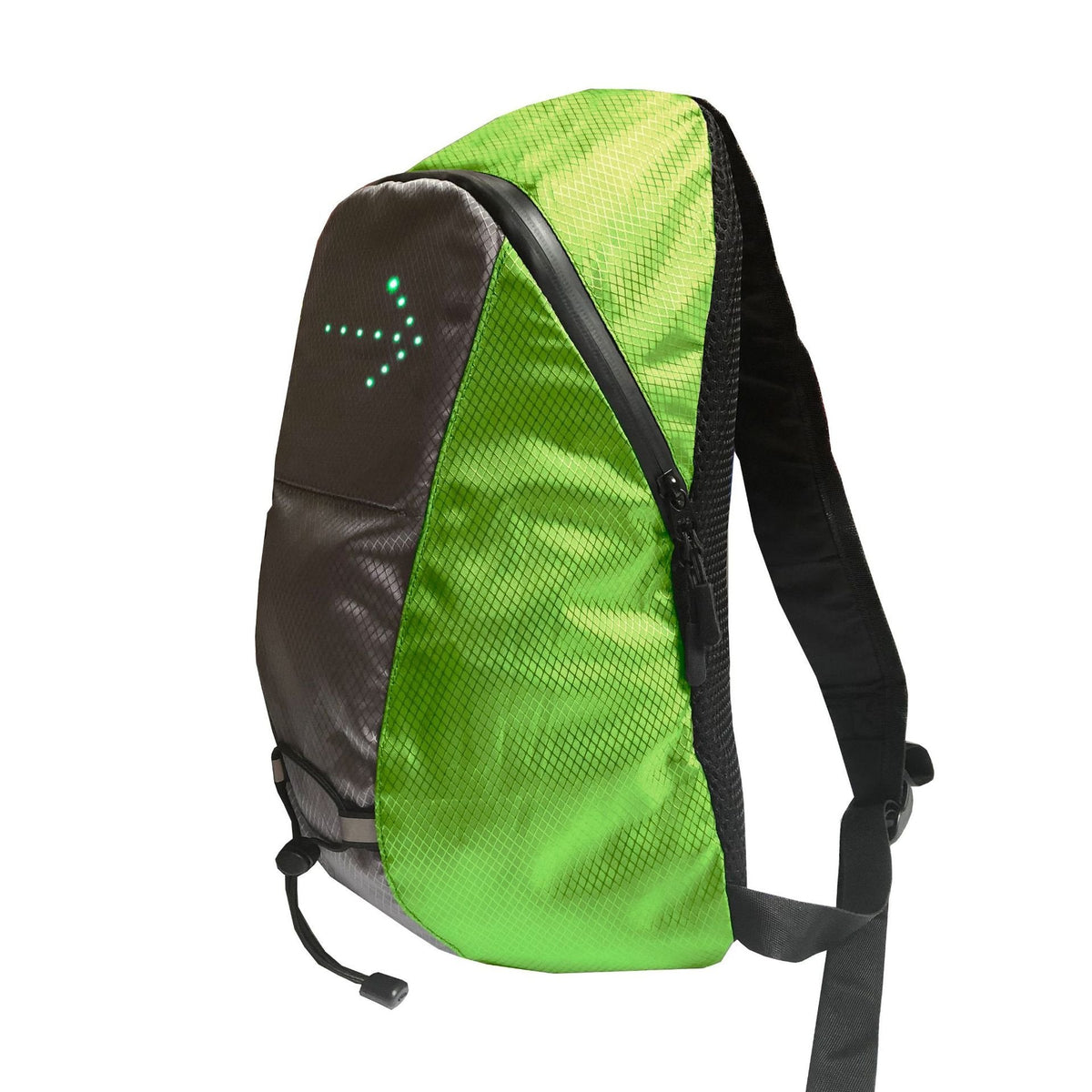 🚴 15L LED Warning Light Backpack – Wireless Handlebar Remote, 5 Signal Modes & Reflective Strips
