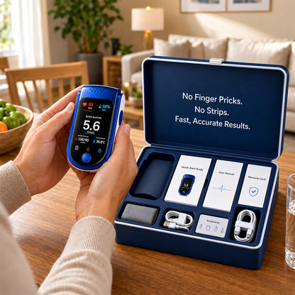 ⚕️✨ VitalTrack 12™ | 12-in-1 Needle-Free Wellness Trend Monitor