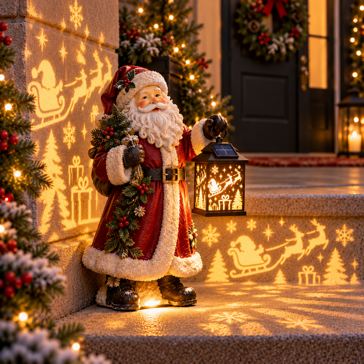🎄✨ LAST DAY 49% OFF | Nativity Snowglow™ | Solar Christmas Step Light