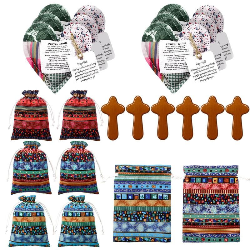 🎁 Pocket Prayer Quilt Set | A Little Comfort, Faith & Love to Carry ✝️