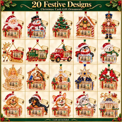 🎄✨ Christmas Money Magic™ | 20 Crystal-Style Cash Holders