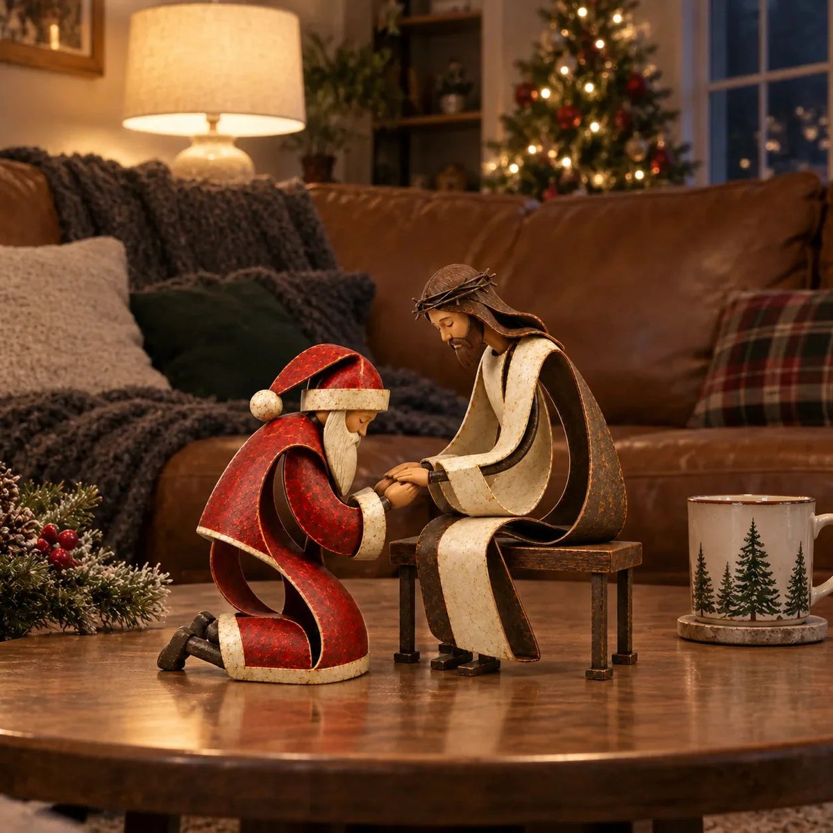 ✝️🎅 Santa’s Christmas Prayer™ | Meaningful Faith Figurine