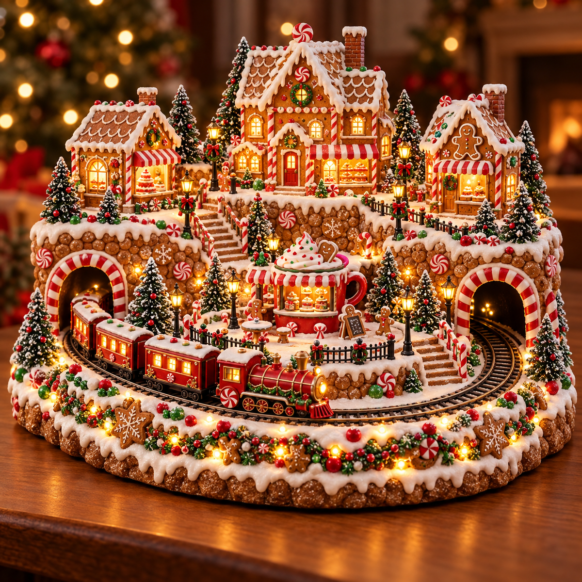 🔥 LAST DAY 49% OFF | 🎄 Christmas Village Comes to Life | Lighted & Animated Collection ✨