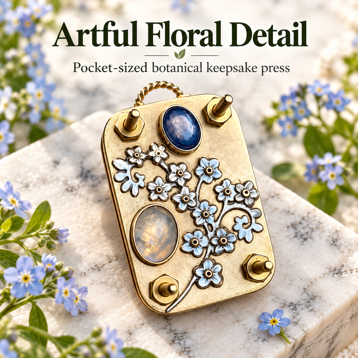 🌸📖 Pocket-Size Flower Press – Turn Tiny Blooms Into Lasting Keepsakes