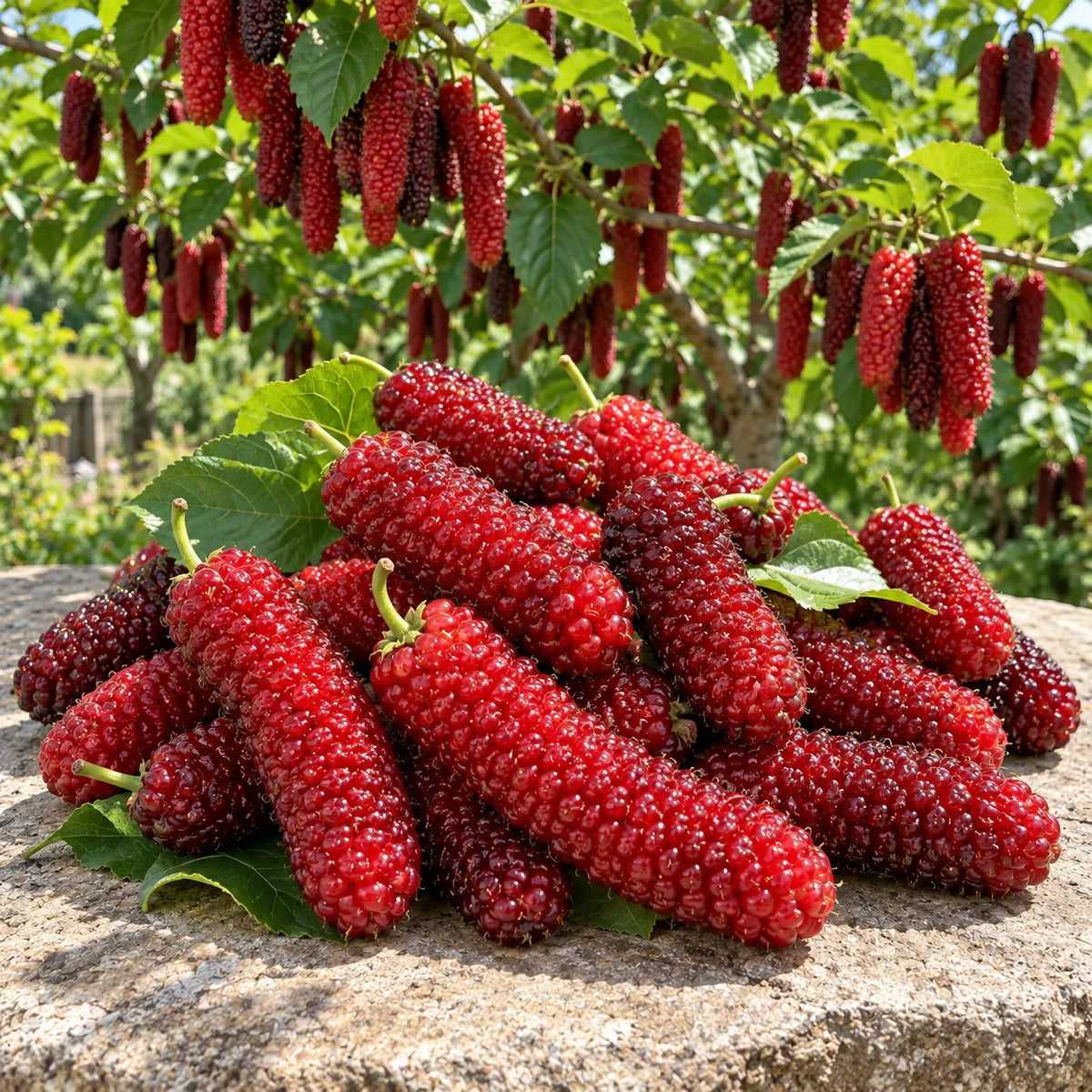 🌳 Rare Giant Red & Black Mulberry Tree 🌿