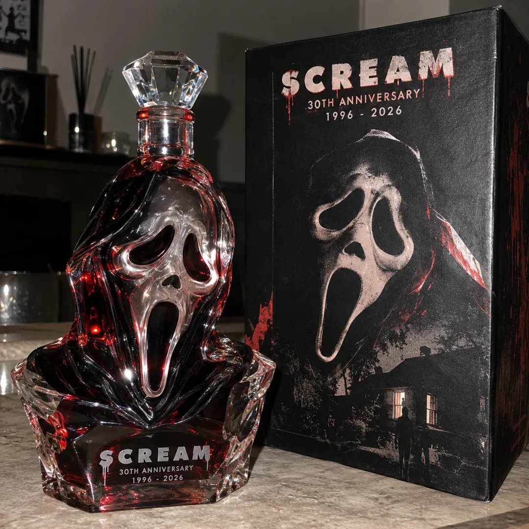 🔪👻 SCREAM 30™ | Ghostface Anniversary Collector’s Decanter – 1996–2026