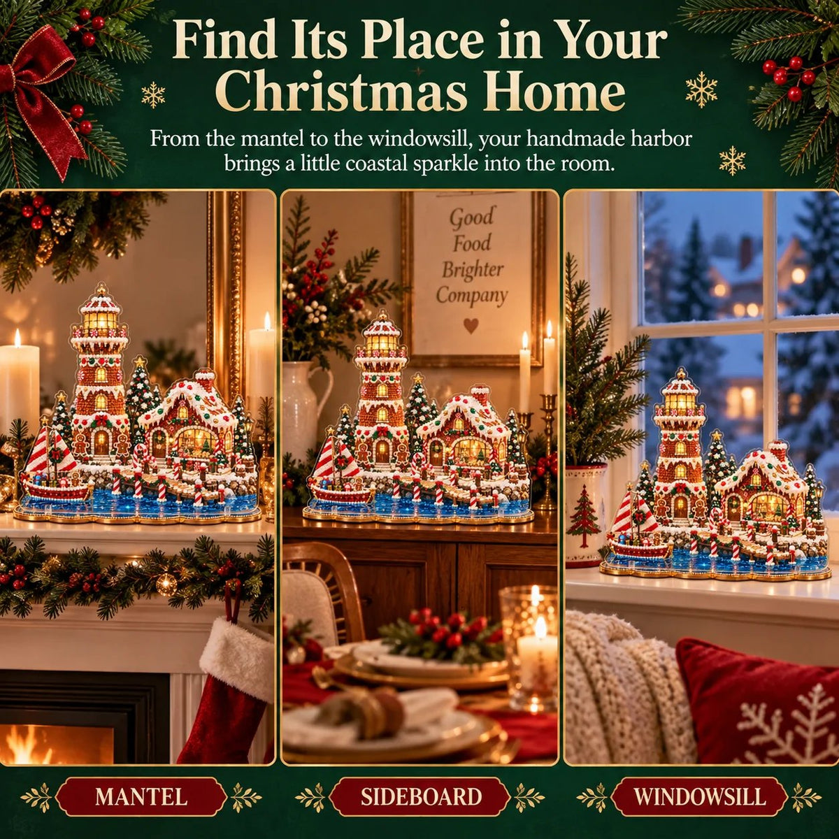 ✨🗼 Pearl Lighthouse Christmas™ | Premium Diamond Painting Art Kit