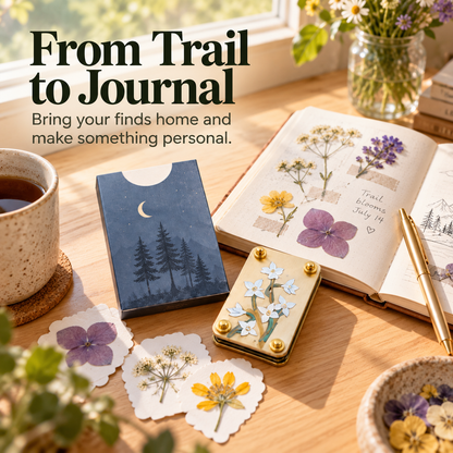 🌸📖 Pocket-Size Flower Press – Turn Tiny Blooms Into Lasting Keepsakes
