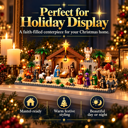 ✝️🧱 24-Day Buildable Nativity Advent Calendar – Build the Christmas Story