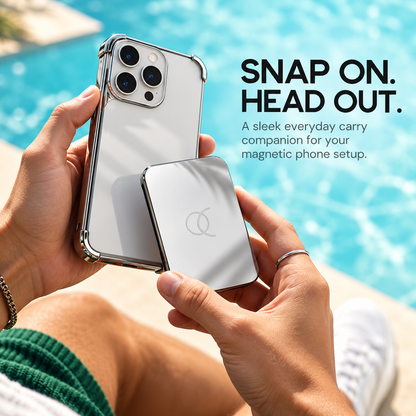 🧲 Snap. Slide. Go. | Slim Metal MagSafe Wallet with Quick Card Access ⚡
