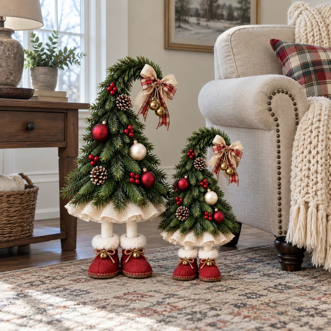 🎄🧝 Treetop Mischief™ | Playful Christmas Elf Decor