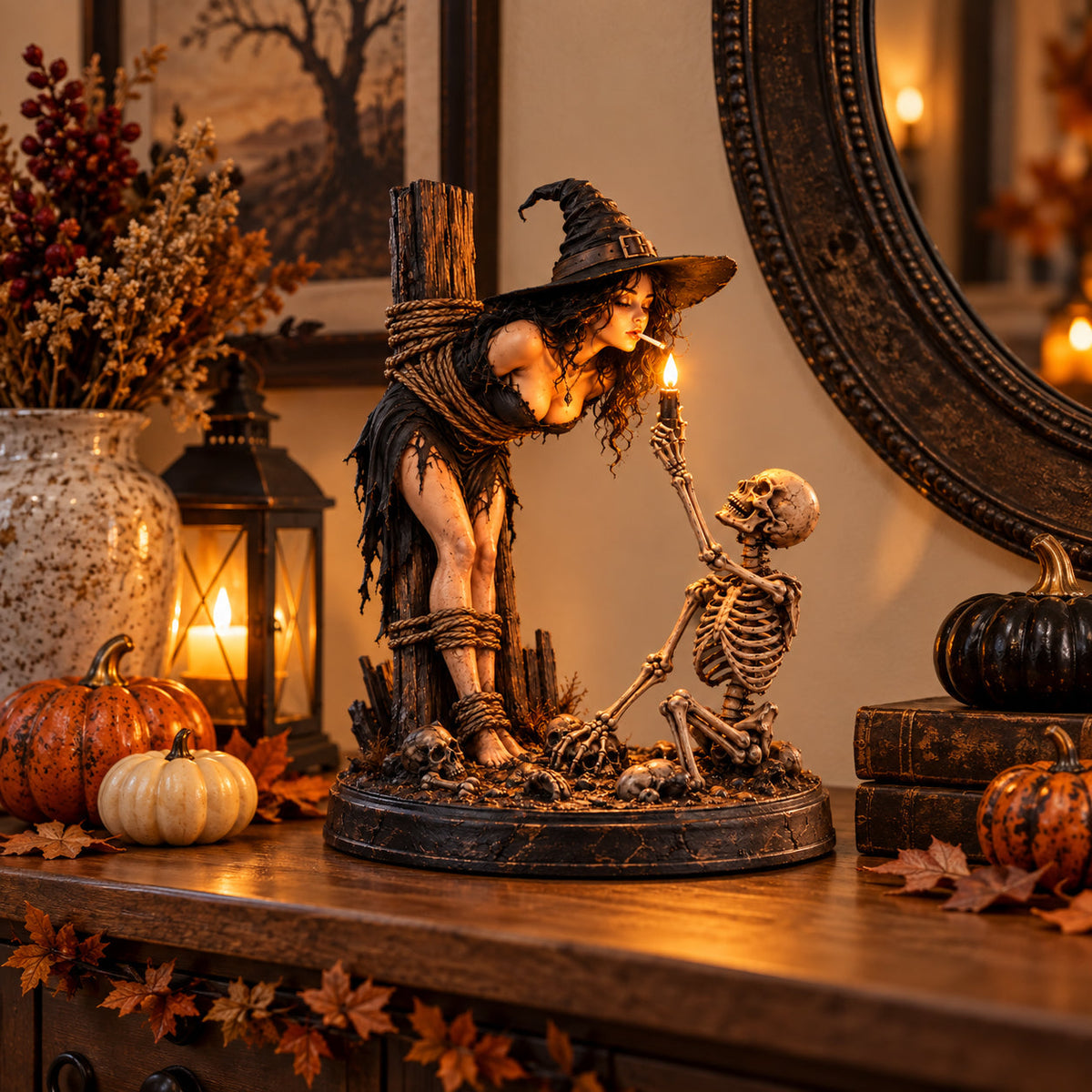🔮💀 The Forgotten Séance™ | Dark Fantasy Halloween Decor