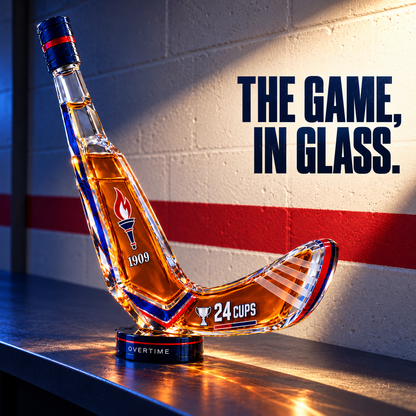 🔥 LAST DAY 50% OFF | Limited Edition Custom Hockey Stick Whiskey Decanter 🏒🥃