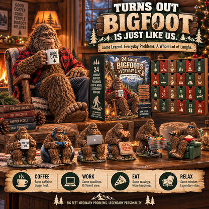 🔥🐾 Bigfoot, Just Like Us | 24 Days of Everyday Sasquatch Life