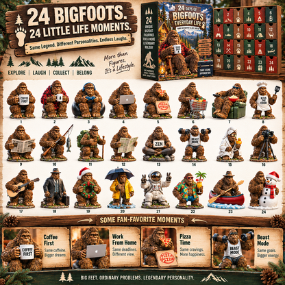 🔥🐾 Bigfoot, Just Like Us | 24 Days of Everyday Sasquatch Life