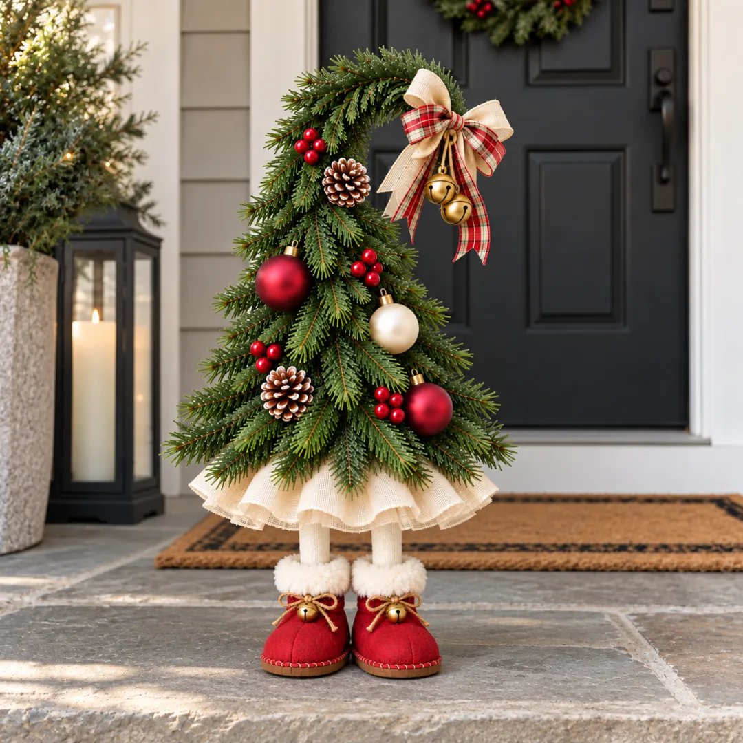 🎄🧝 Treetop Mischief™ | Playful Christmas Elf Decor