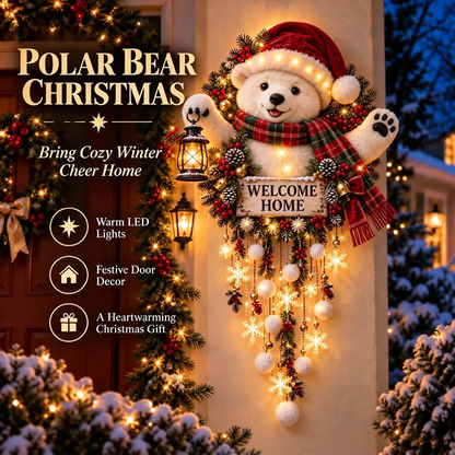 🦉✨ Owl at the Door™ | Lighted Woodland Christmas Welcome Decor