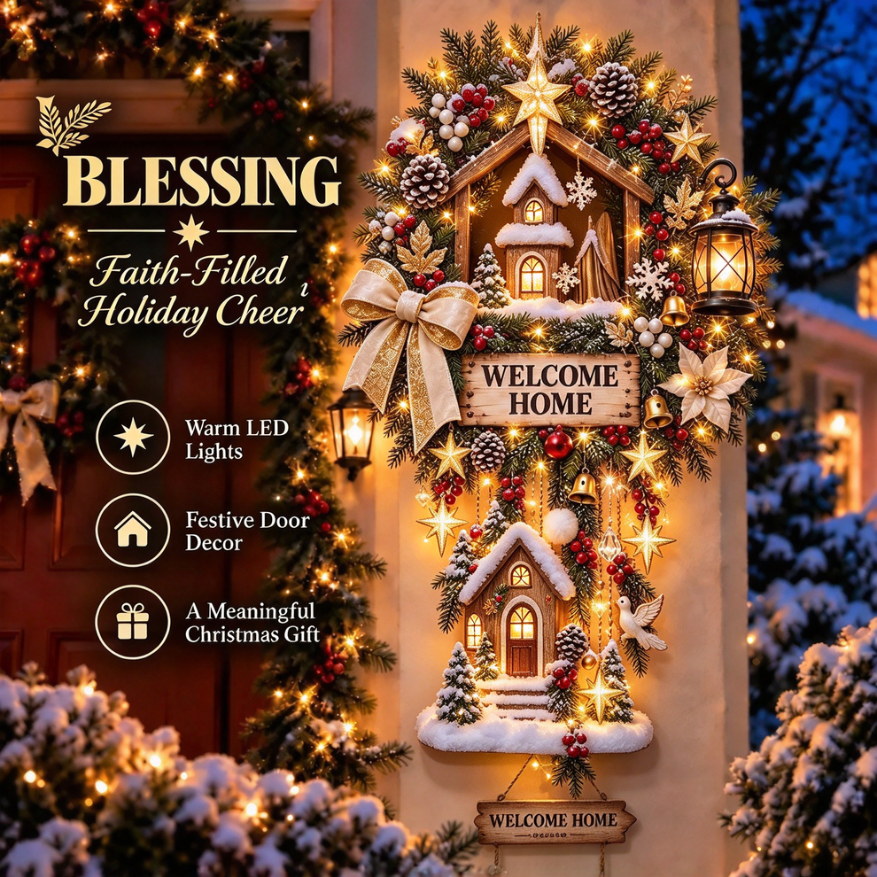 Cottage Christmas Welcome Light