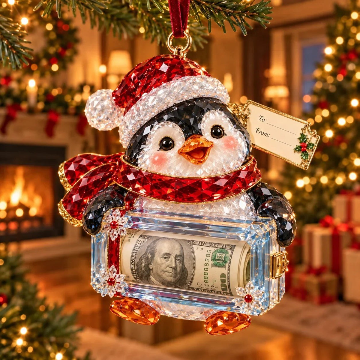 🎄✨ Christmas Money Magic™ | 20 Crystal-Style Cash Holders