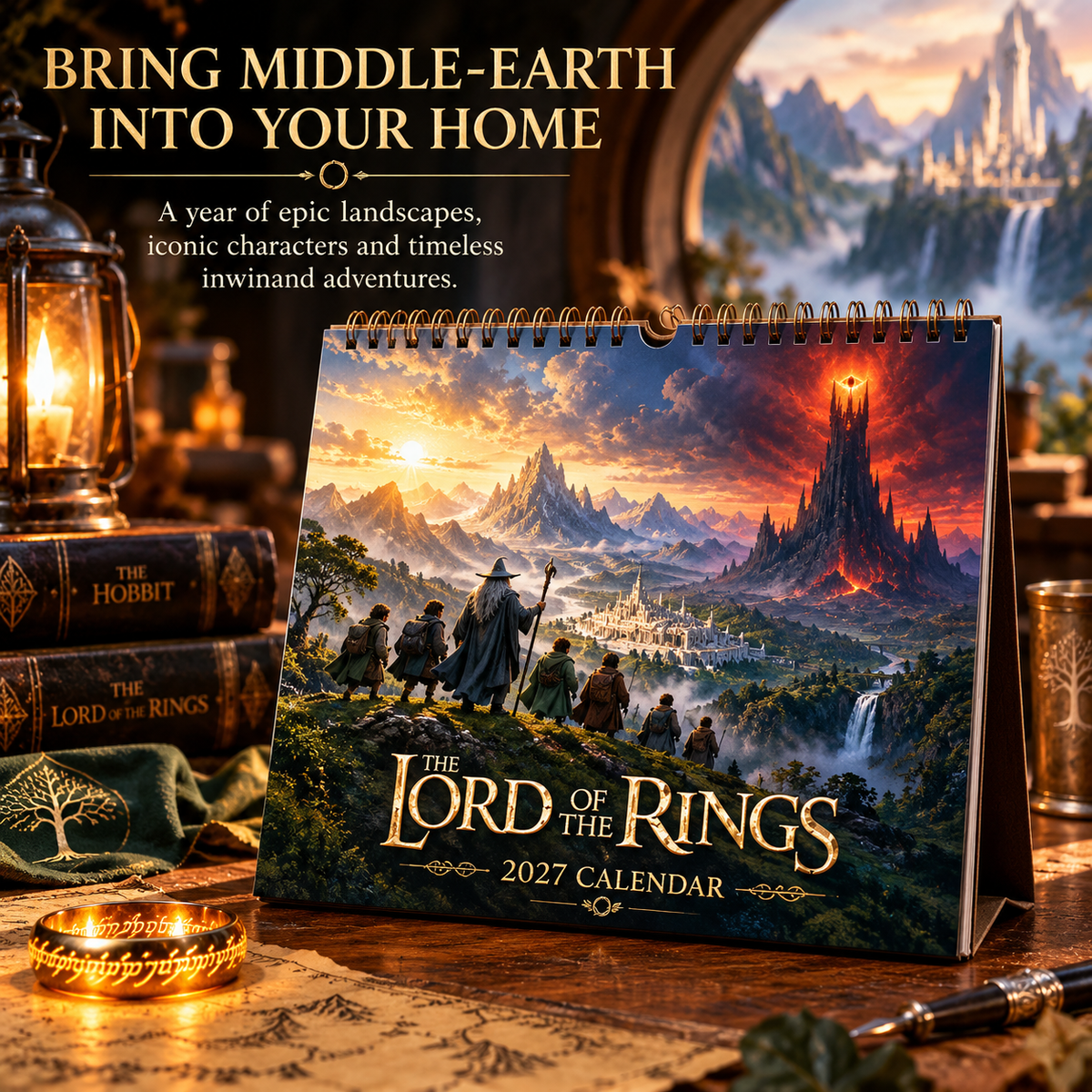 🧝📅 The Lord of the Rings 2027 Wall Calendar