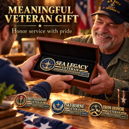 🎖️ Veteran Legacy | 3D Metal Auto Emblem Collection