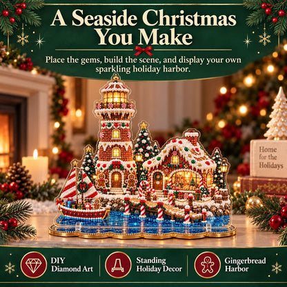 ✨🗼 Pearl Lighthouse Christmas™ | Premium Diamond Painting Art Kit