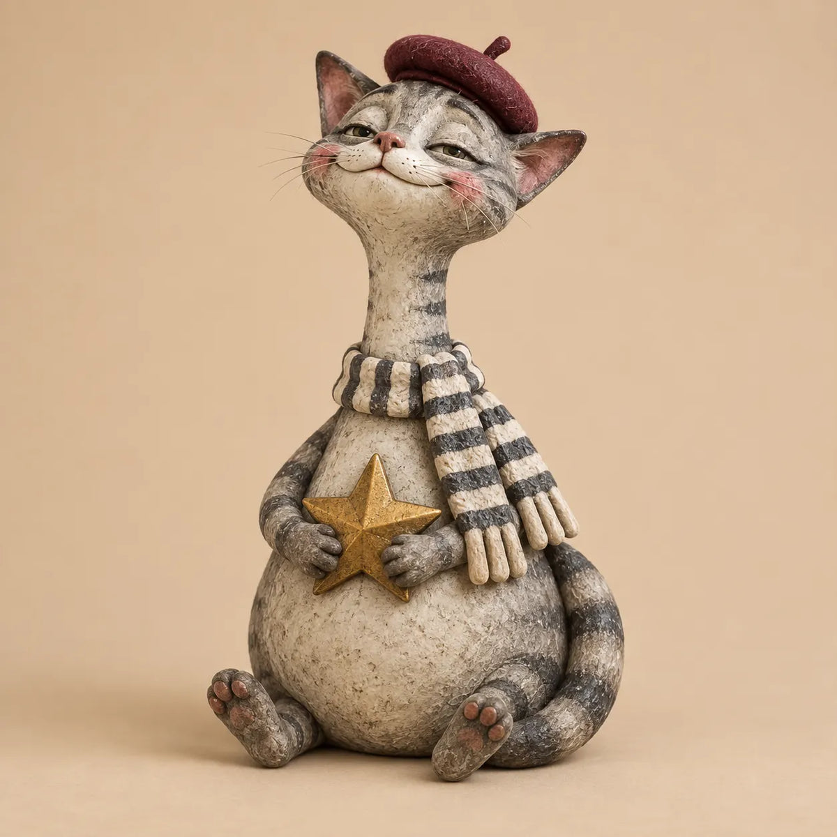 🐱The Christmas Cat Society™ – Whimsical Hand-Painted Holiday Cat Figurine Collection