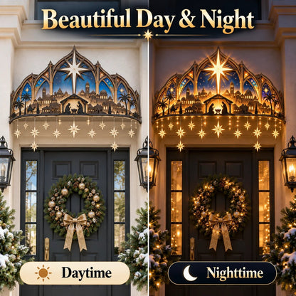 ✝️🏡 Bethlehem at the Door™ | Lighted Christmas Nativity Decor