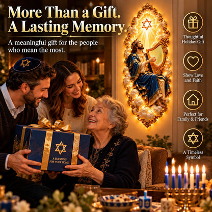 ✨🕎 Light of Heritage – High Priest Inspired Jewish Wall Art