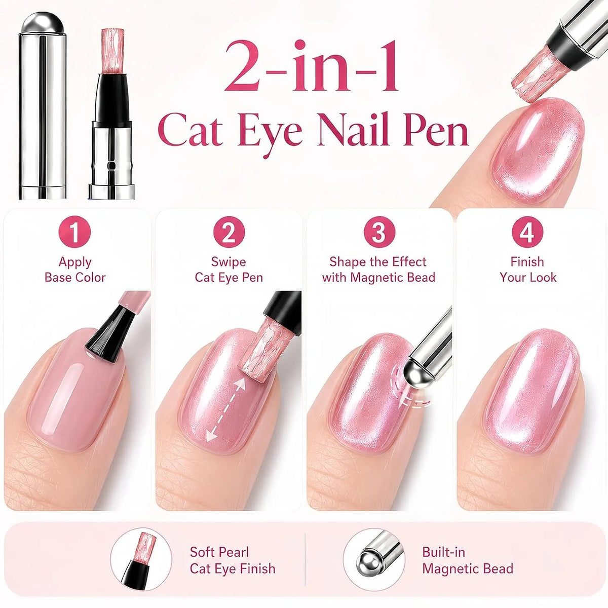 💎 Velvet Magnetique™ | Cat Eye Gel Nail Pen