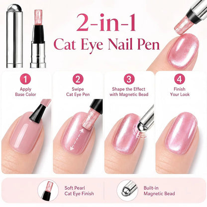 💎 Velvet Magnetique™ | Cat Eye Gel Nail Pen