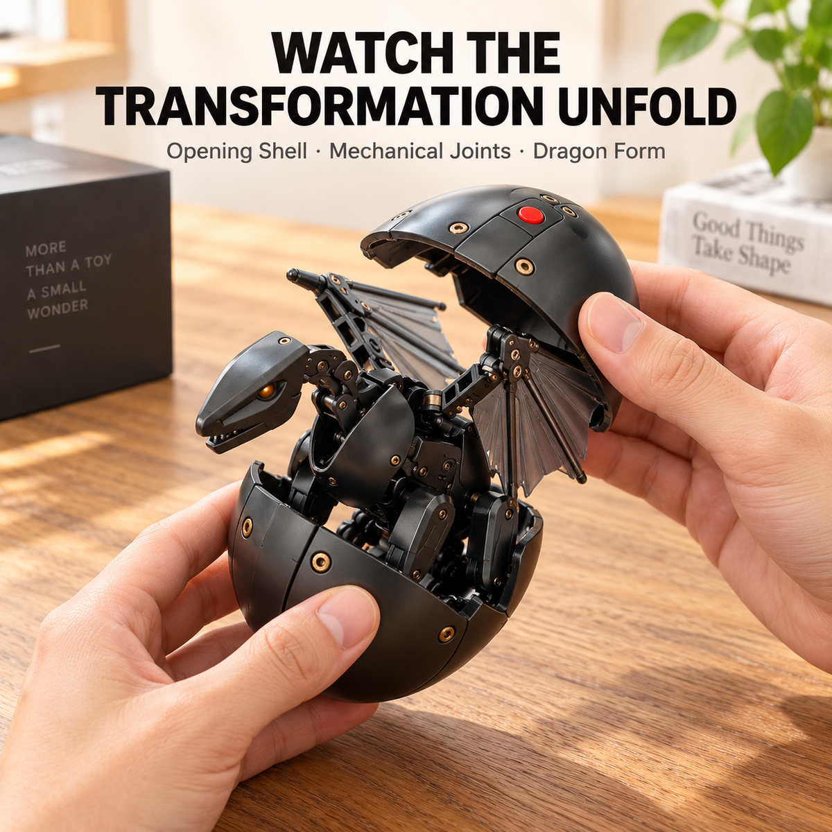 🔥Last Day 50%OFF🥚🐉 DragonMorph – Mechanical Egg-to-Dragon Transformer