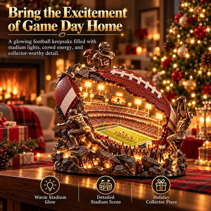 🏟️ The Stadium Within | Lighted Football Collectible 🏈