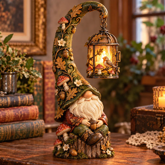 ✨Last Day 49% OFF✨🍄 Woodland Gnome Lantern – Magical Garden Light