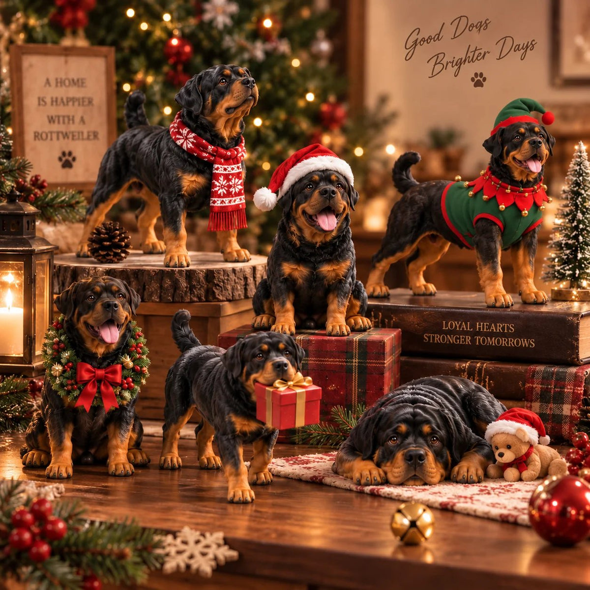 🎄 24 Rottweilers. One Christmas Countdown.