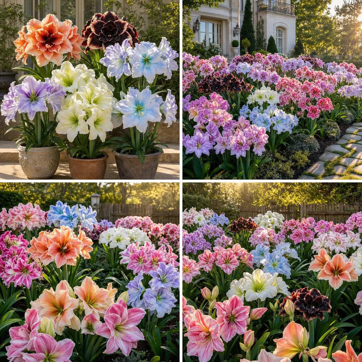 🌺  Giant Double Amaryllis – Bold Indoor Flower Bulbs
