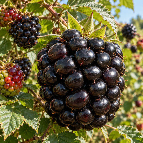 🫐🌿 Giant Sweet Blackberry Seeds – Extra-Large, Juicy Berries for Home Gardens!