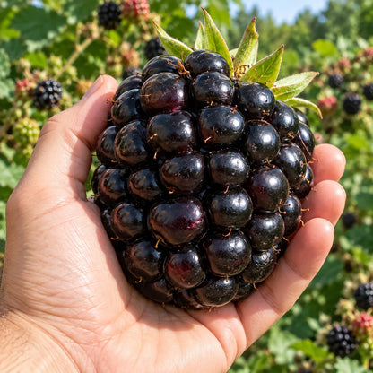🫐🌿 Giant Sweet Blackberry Seeds – Extra-Large, Juicy Berries for Home Gardens!
