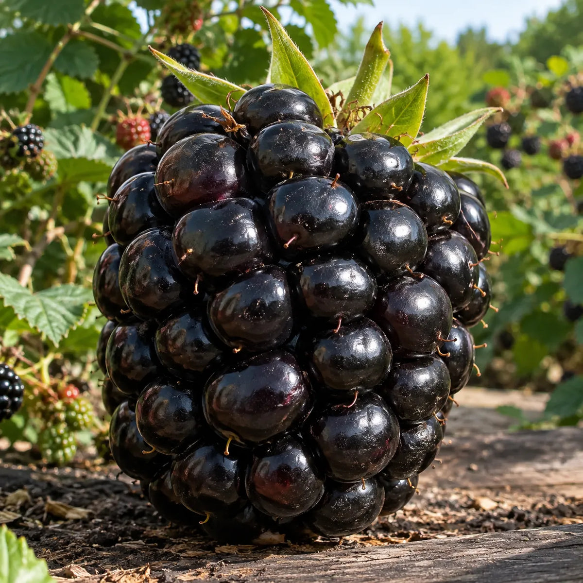 🫐🌿 Giant Sweet Blackberry Seeds – Extra-Large, Juicy Berries for Home Gardens!