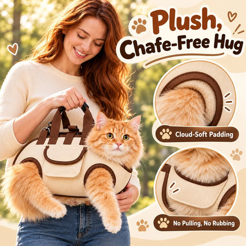 🔥 50% OFF – 😽Hands-Free Pet Sling & Harness Carrier 🐾🐶