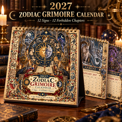 🔮✨ 2027 Celestial Grimoire Calendar | 12 Signs, 12 Forbidden Chapters