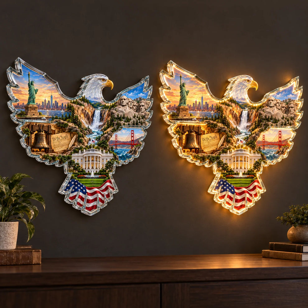 American Heritage eagle profile detail