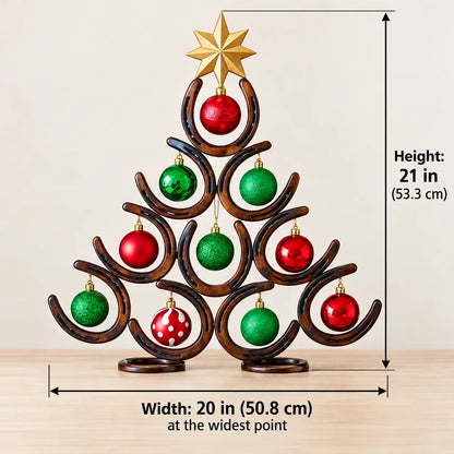 🍀🐎Western Wishes Tree | Lucky Horseshoe Christmas Decor