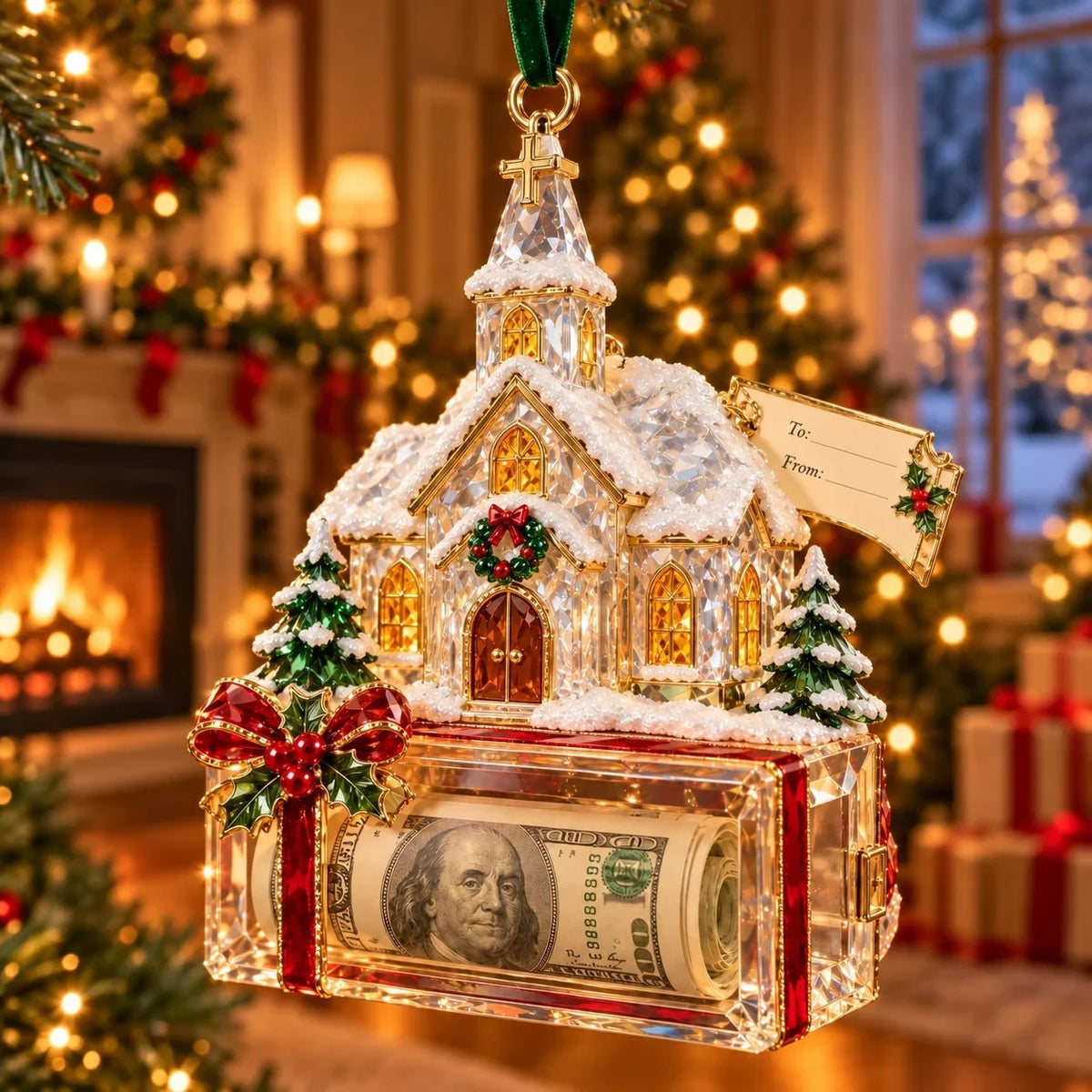 🎄✨ Christmas Money Magic™ | 20 Crystal-Style Cash Holders