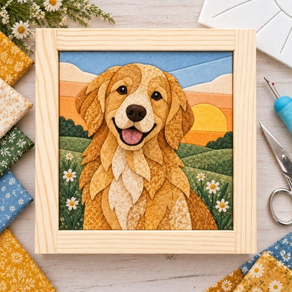 🧵🌸 Fabric Mosaic Escape™ | No-Sew Kinusaiga 3D Art Kit for Adults